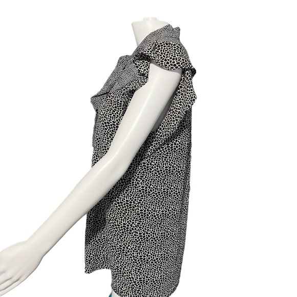 Michael Kors - Womens Ruffle Sleeve Top - Sz. SM - Picture 4 of 8